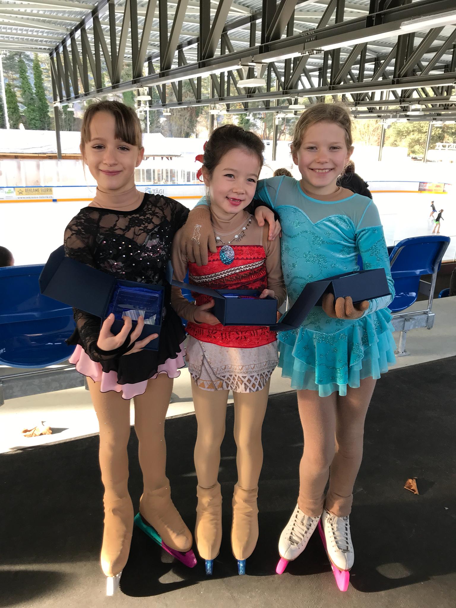 Naira, Silvie, Marie-Louise, Wettinger Kürwettkampf 2019